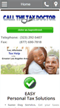 Mobile Screenshot of callthetaxdoctor.com